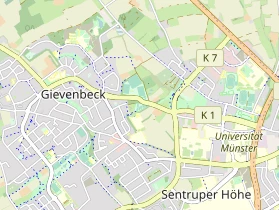 Tennisverein auf Karte