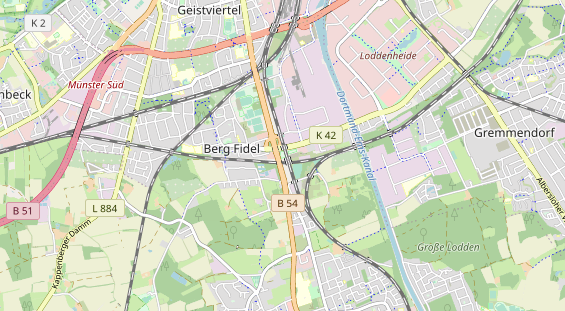 Tennisverein auf Karte