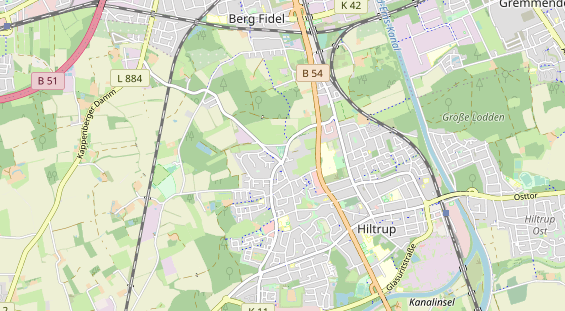 Tennisverein auf Karte