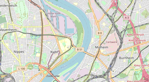 Tennisverein auf Karte