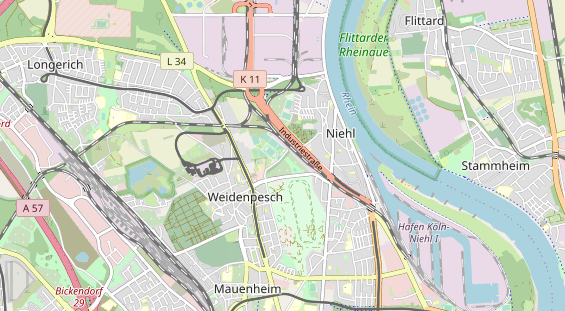 Tennisverein auf Karte