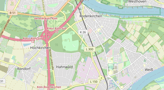 Tennisverein auf Karte