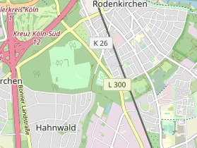 Tennisverein auf Karte