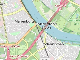 Tennisverein auf Karte