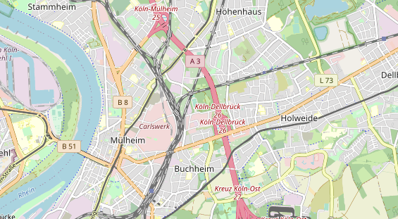 Tennisverein auf Karte