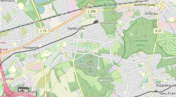 Tennisverein auf Karte