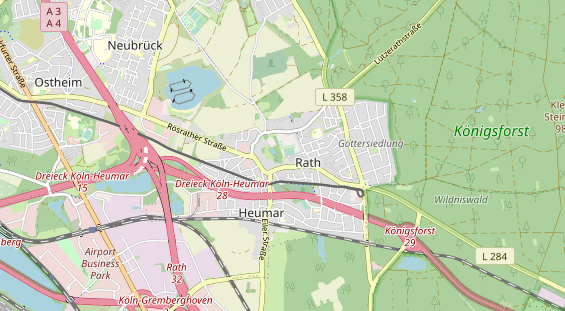 Tennisverein auf Karte