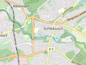 Tennisverein auf Karte