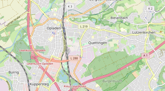 Tennisverein auf Karte