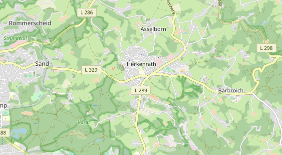 Tennisverein auf Karte