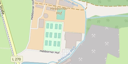 Tennisverein auf Satellitenbild