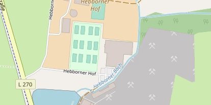 Tennisverein auf Satellitenbild