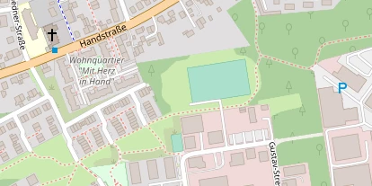 Tennisverein auf Satellitenbild