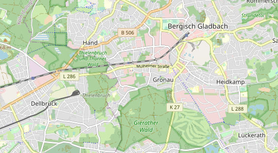 Tennisverein auf Karte