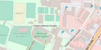 Tennisverein auf Satellitenbild