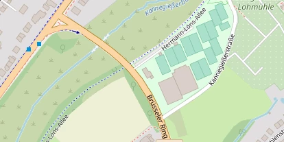 Tennisverein auf Satellitenbild