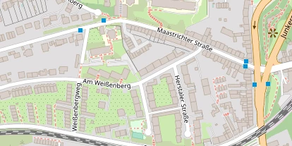 Tennisverein auf Satellitenbild