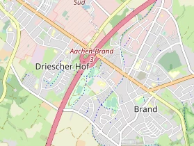 Tennisverein auf Karte