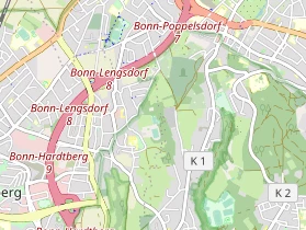 Tennisverein auf Karte