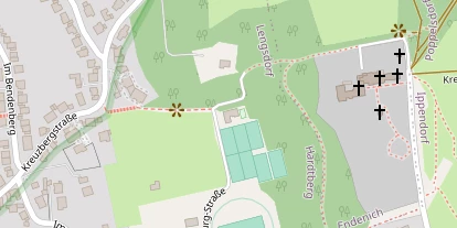 Tennisverein auf Satellitenbild