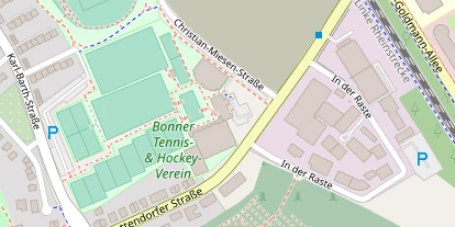 Tennisverein auf Satellitenbild