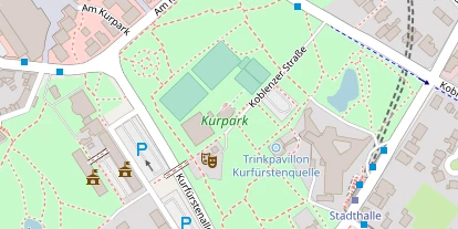 Tennisverein auf Satellitenbild