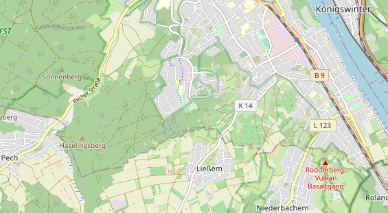 Tennisverein auf Karte