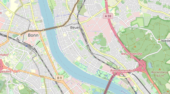 Tennisverein auf Karte