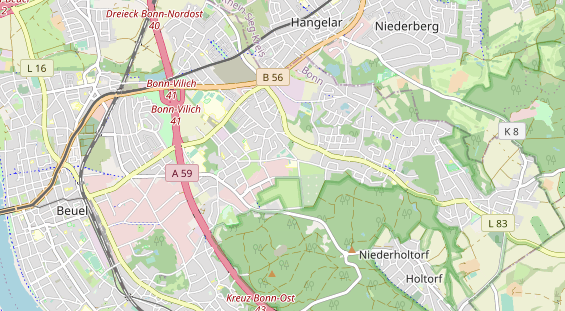 Tennisverein auf Karte