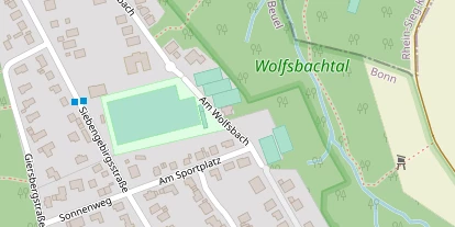 Tennisverein auf Satellitenbild