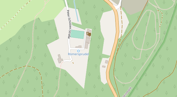 Tennisverein auf Satellitenbild