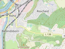 Tennisverein auf Karte