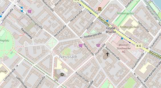 Tennisverein auf Satellitenbild