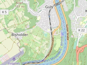 Tennisverein auf Karte