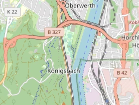 Tennisverein auf Karte