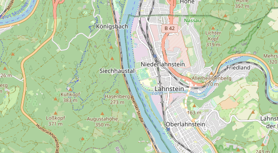 Tennisverein auf Karte