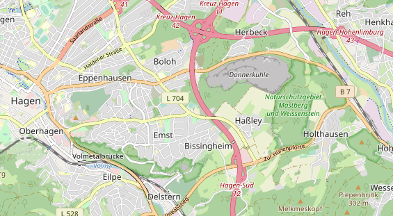 Tennisverein auf Karte