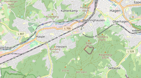 Tennisverein auf Karte