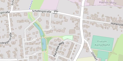 Tennisverein auf Satellitenbild