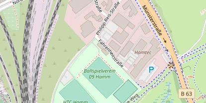 Tennisverein auf Satellitenbild