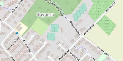 Tennisverein auf Satellitenbild