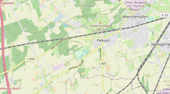 Tennisverein auf Karte