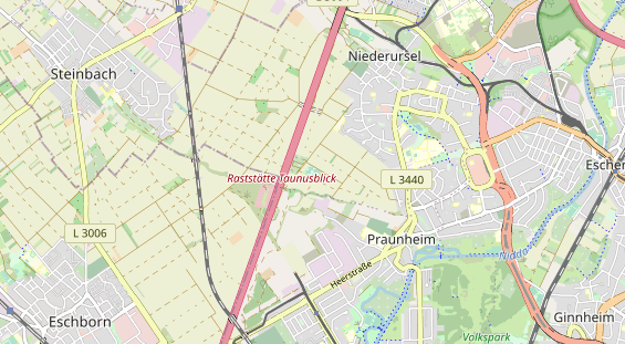 Tennisverein auf Karte