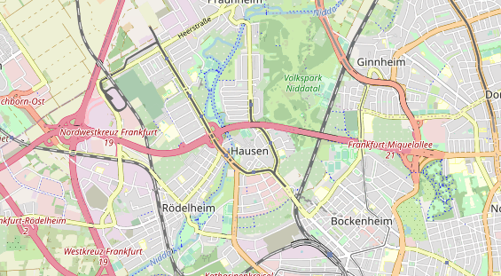 Tennisverein auf Karte