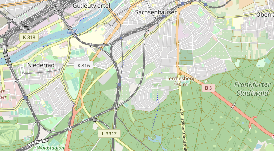 Tennisverein auf Karte