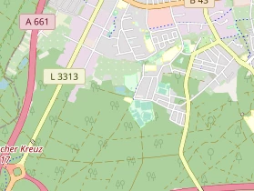 Tennisverein auf Karte