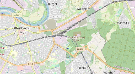 Tennisverein auf Karte