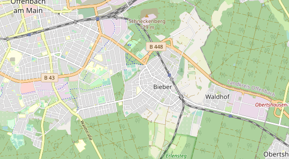 Tennisverein auf Karte