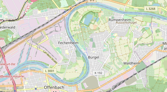 Tennisverein auf Karte