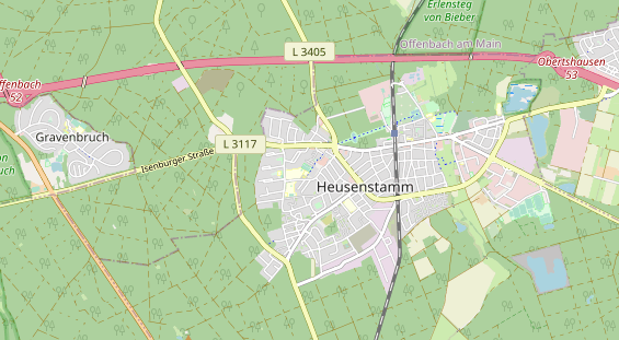 Tennisverein auf Karte